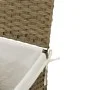 Cesto para la ropa sucia con tapa ratán sintético 46x33x60 cm de , Cestas para ropa - Ref: Foro24-372029, Precio: 55,94 €, De...