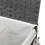 Cesto para ropa sucia con ruedas ratán gris 60x35x60,5 cm de , Cestas para ropa - Ref: Foro24-372041, Precio: 71,77 €, Descue...