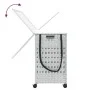 Cesto para ropa sucia con ruedas ratán blanco 66x35x60 cm de , Cestas para ropa - Ref: Foro24-372048, Precio: 82,26 €, Descue...