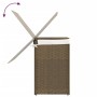 Cesto de ropa sucia con 2 secciones ratán sintético 53x35x57 cm de , Cestas para ropa - Ref: Foro24-372034, Precio: 60,49 €, ...