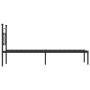 Estructura de cama con cabecero metal negro 80x200 cm de , Camas y somieres - Ref: Foro24-374330, Precio: 65,44 €, Descuento: %