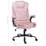 Silla de oficina de terciopelo rosa en Sillas de oficina | Comprar online en Foru.es