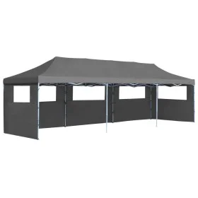 Carpa de fiestas pop-up plegable con 5 paredes antracita 3x9 m de vidaXL, Carpas y cenadores - Ref: Foro24-44981, Precio: 381...