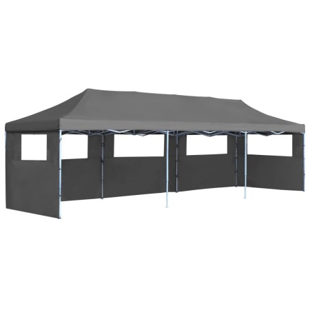 Carpa de fiestas pop-up plegable con 5 paredes antracita 3x9 m de vidaXL, Carpas y cenadores - Ref: Foro24-44981, Precio: 385...