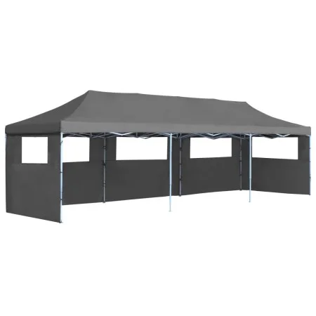 Carpa de fiestas pop-up plegable con 5 paredes antracita 3x9 m de vidaXL, Carpas y cenadores - Ref: Foro24-44981, Precio: 381...