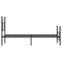 Estructura de cama con cabecero y estribo metal negro 107x203cm de , Camas y somieres - Ref: Foro24-374353, Precio: 85,26 €, ...
