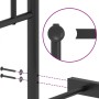 Estructura de cama con cabecero y estribo metal negro 107x203cm de , Camas y somieres - Ref: Foro24-374353, Precio: 85,26 €, ...