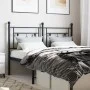 Kopfteil aus schwarzem Metall, 140 cm von , Kopf- und Fußteile - Ref: Foro24-374372, Preis: 45,81 €, Rabatt: %