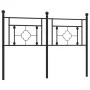 Kopfteil aus schwarzem Metall, 140 cm von , Kopf- und Fußteile - Ref: Foro24-374372, Preis: 45,81 €, Rabatt: %
