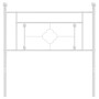 Cabecero de metal blanco 100 cm de , Cabeceros y pies de cama - Ref: Foro24-374417, Precio: 29,58 €, Descuento: %