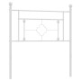 Cabecero de metal blanco 100 cm de , Cabeceros y pies de cama - Ref: Foro24-374417, Precio: 29,58 €, Descuento: %