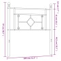 Cabecero de metal blanco 100 cm de , Cabeceros y pies de cama - Ref: Foro24-374417, Precio: 29,58 €, Descuento: %