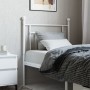 Cabecero de metal blanco 80 cm de , Cabeceros y pies de cama - Ref: Foro24-374415, Precio: 25,98 €, Descuento: %