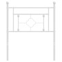 Cabecero de metal blanco 80 cm de , Cabeceros y pies de cama - Ref: Foro24-374415, Precio: 25,98 €, Descuento: %