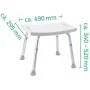 RIDDER Weißer Badezimmerhocker 150 kg A00601101 von RIDDER, Duschsitze und Bänke - Ref: Foro24-421605, Preis: 86,59 €, Rabatt: %