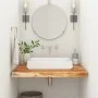 Quadratische Badezimmerarbeitsplatte aus massivem Akazienholz 60x60x2,5 cm von , Arbeitsplatten - Ref: Foro24-370258, Preis: ...