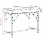 Dining bench made of black steel and synthetic leather 62x32x45 cm by , Dining and kitchen benches - Ref: Foro24-835217, Pric...