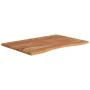 Rechteckiges Schreibtischbrett aus Akazienholz 80x60x2,5 cm von , Schreibtischzubehör und Produkte - Ref: Foro24-370169, Prei...