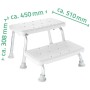 RIDDER Taburete de dos niveles blanco 150 kg A0102001 de RIDDER, Movilidad y accesibilidad - Ref: Foro24-421612, Precio: 85,1...