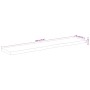 Tablero rectangular madera de acacia borde vivo 180x30x2,5 cm de , Tableros para mesas - Ref: Foro24-370245, Precio: 255,36 €...