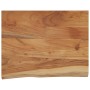 Estante pared rectangular madera acacia borde vivo 50x40x2,5 cm de , Estantes y estanterías - Ref: Foro24-370247, Precio: 35,...