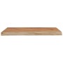 Estante pared rectangular madera acacia borde vivo 50x40x2,5 cm de , Estantes y estanterías - Ref: Foro24-370247, Precio: 35,...