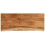 Rectangular board acacia wood live edge 110x40x2.5 cm by , Table tops - Ref: Foro24-370253, Price: 63,54 €, Discount: %