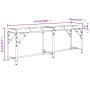 Banco de comedor acero y cuero sintético negro 124x32x45 cm de , Bancos de comedor y cocina - Ref: Foro24-835220, Precio: 60,...