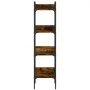 Librería de 4 estantes madera roble ahumado 35x30x138,5 cm de , Librerías y estanterías - Ref: Foro24-838850, Precio: 43,56 €...