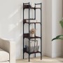 Librería de 4 estantes madera roble marrón 35x30x138,5 cm de , Librerías y estanterías - Ref: Foro24-838852, Precio: 44,55 €,...