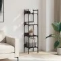 Librería de 4 estantes madera roble marrón 35x30x138,5 cm de , Librerías y estanterías - Ref: Foro24-838852, Precio: 44,00 €,...
