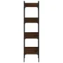 Librería de 4 estantes madera roble marrón 35x30x138,5 cm de , Librerías y estanterías - Ref: Foro24-838852, Precio: 44,00 €,...