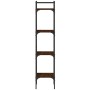 Librería de 4 estantes madera roble marrón 35x30x138,5 cm de , Librerías y estanterías - Ref: Foro24-838852, Precio: 44,55 €,...