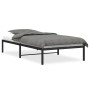 Estructura de cama de metal negro 107x203 cm de , Camas y somieres - Ref: Foro24-373651, Precio: 60,73 €, Descuento: %