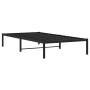 Estructura de cama de metal negro 107x203 cm de , Camas y somieres - Ref: Foro24-373651, Precio: 60,73 €, Descuento: %