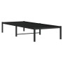 Estructura de cama metal negro 75x190 cm de , Camas y somieres - Ref: Foro24-373645, Precio: 58,50 €, Descuento: %