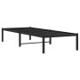 Estructura de cama metal negro 75x190 cm de , Camas y somieres - Ref: Foro24-373645, Precio: 58,50 €, Descuento: %