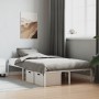 Estructura de cama de metal blanca 120x190 cm de , Camas y somieres - Ref: Foro24-373670, Precio: 86,16 €, Descuento: %