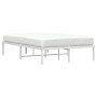 Estructura de cama de metal blanca 120x190 cm de , Camas y somieres - Ref: Foro24-373670, Precio: 86,16 €, Descuento: %