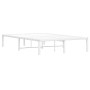 Estructura de cama de metal blanca 120x190 cm de , Camas y somieres - Ref: Foro24-373670, Precio: 86,16 €, Descuento: %