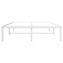 Estructura de cama de metal blanca 120x190 cm de , Camas y somieres - Ref: Foro24-373670, Precio: 86,16 €, Descuento: %