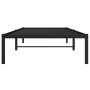 Estructura de cama de metal negro 90x190 cm de , Camas y somieres - Ref: Foro24-373647, Precio: 62,46 €, Descuento: %