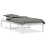 Estructura de cama de metal blanca 90x200 cm de , Camas y somieres - Ref: Foro24-373666, Precio: 58,36 €, Descuento: %