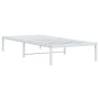 Estructura de cama de metal blanca 90x200 cm de , Camas y somieres - Ref: Foro24-373666, Precio: 58,36 €, Descuento: %
