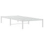 Estructura de cama de metal blanca 90x200 cm de , Camas y somieres - Ref: Foro24-373666, Precio: 58,36 €, Descuento: %