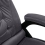Silla de oficina de masaje terciopelo gris oscuro en Sillas de oficina | Comprar online en Foru.es