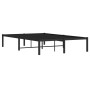 Estructura de cama de metal negro 120x200 cm de , Camas y somieres - Ref: Foro24-373653, Precio: 103,46 €, Descuento: %