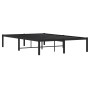 Estructura de cama de metal negro 120x200 cm de , Camas y somieres - Ref: Foro24-373653, Precio: 103,46 €, Descuento: %