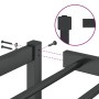 Estructura de cama de metal negro 120x200 cm de , Camas y somieres - Ref: Foro24-373653, Precio: 103,46 €, Descuento: %