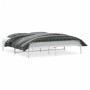 Estructura de cama de metal blanco 193x203 cm de , Camas y somieres - Ref: Foro24-373679, Precio: 92,78 €, Descuento: %